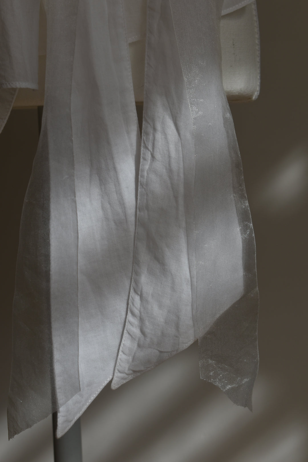 Vintage 2000s Bettina Liano White Ruffle Blouse