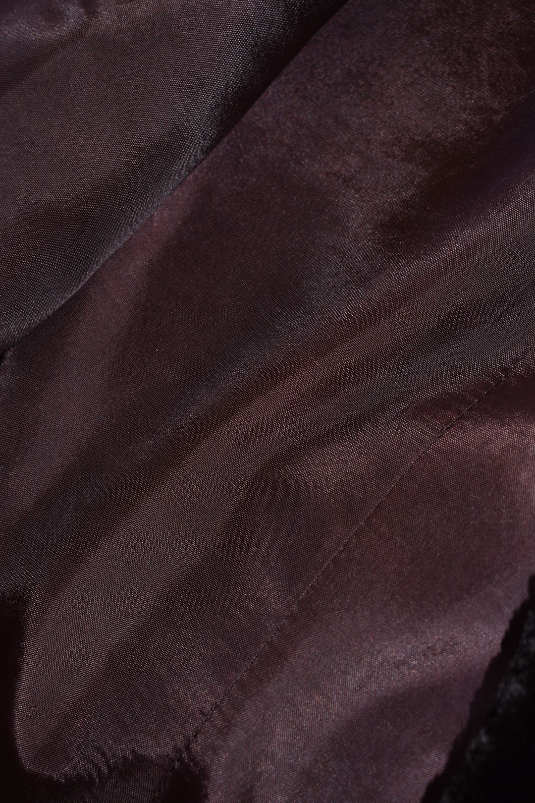 Vintage 1960s Chocolate Crushed Faux Fur Coat