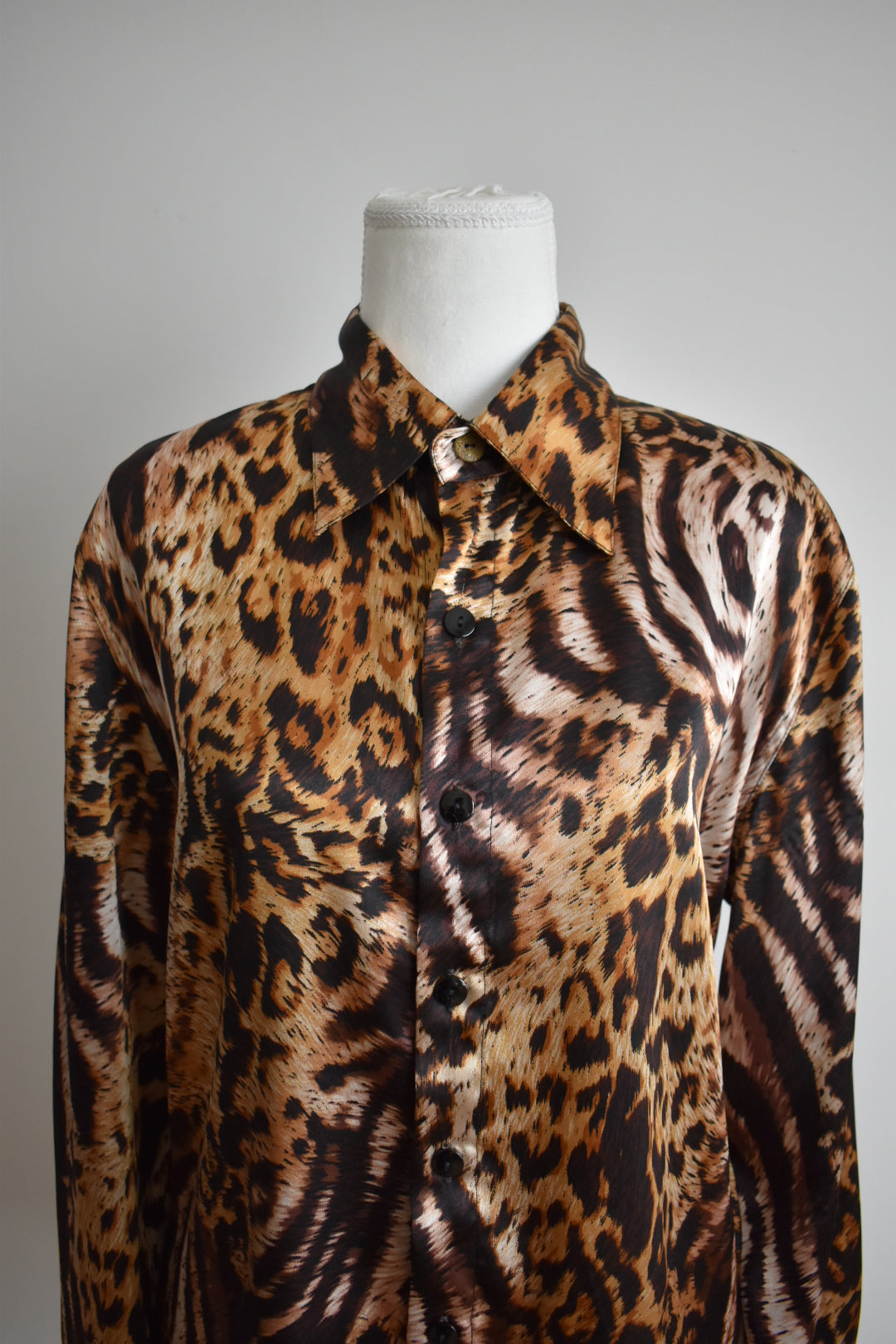 Vintage 1990s Mixed Animal Print Shirt
