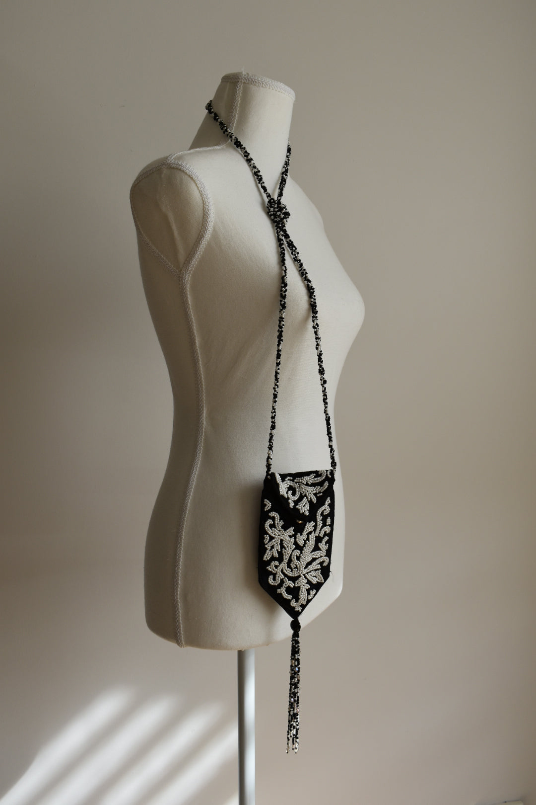 Vintage Wayne M. Kleski Beaded Pouch