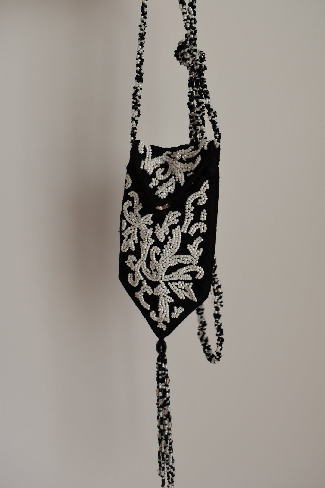 Vintage Wayne M. Kleski Beaded Pouch