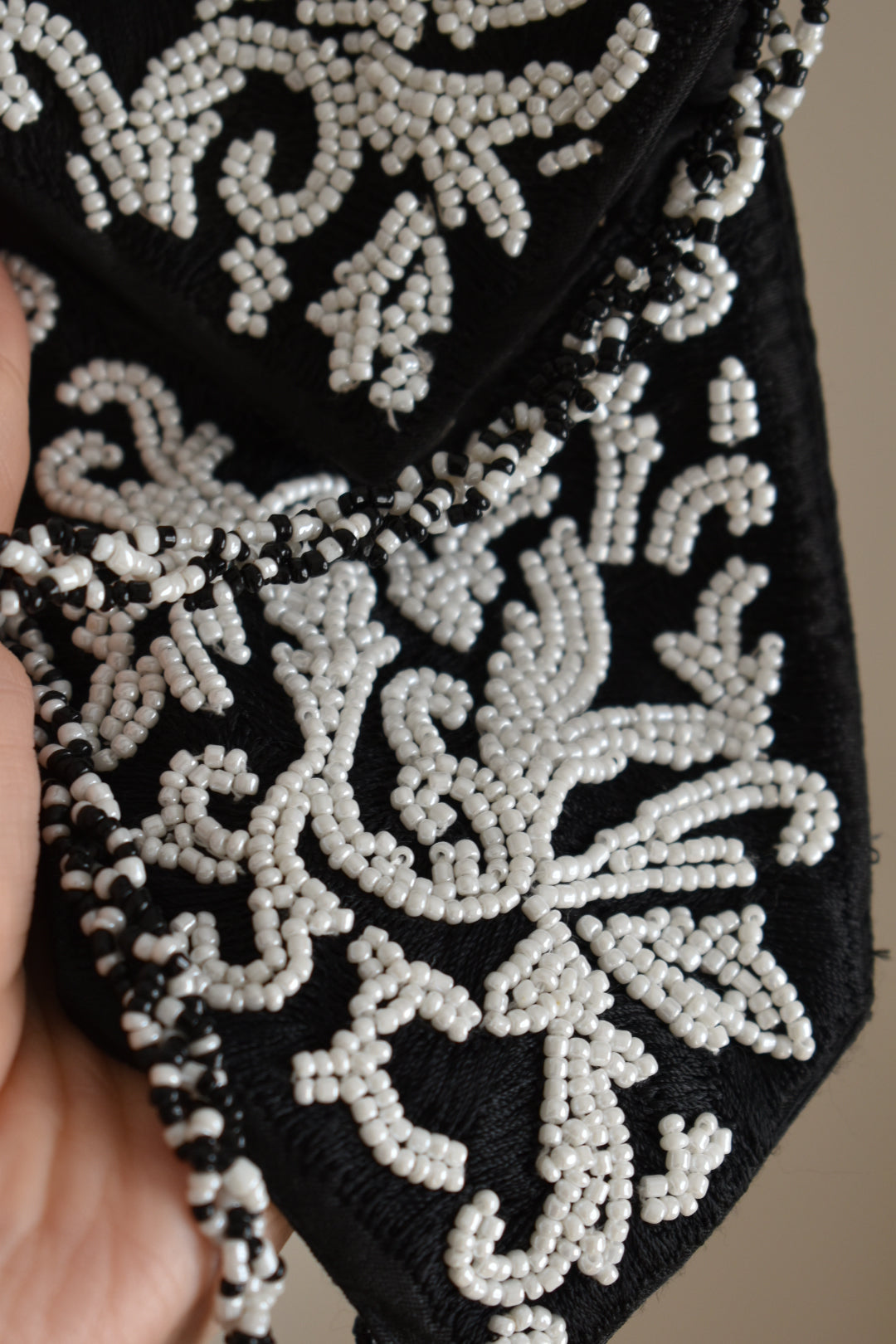 Vintage Wayne M. Kleski Beaded Pouch