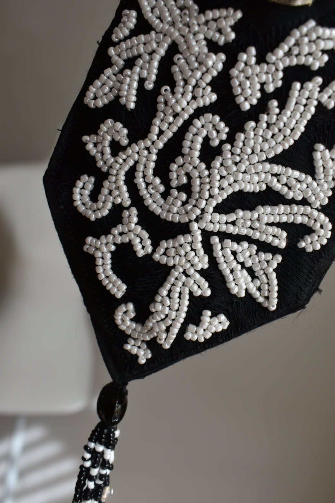 Vintage Wayne M. Kleski Beaded Pouch