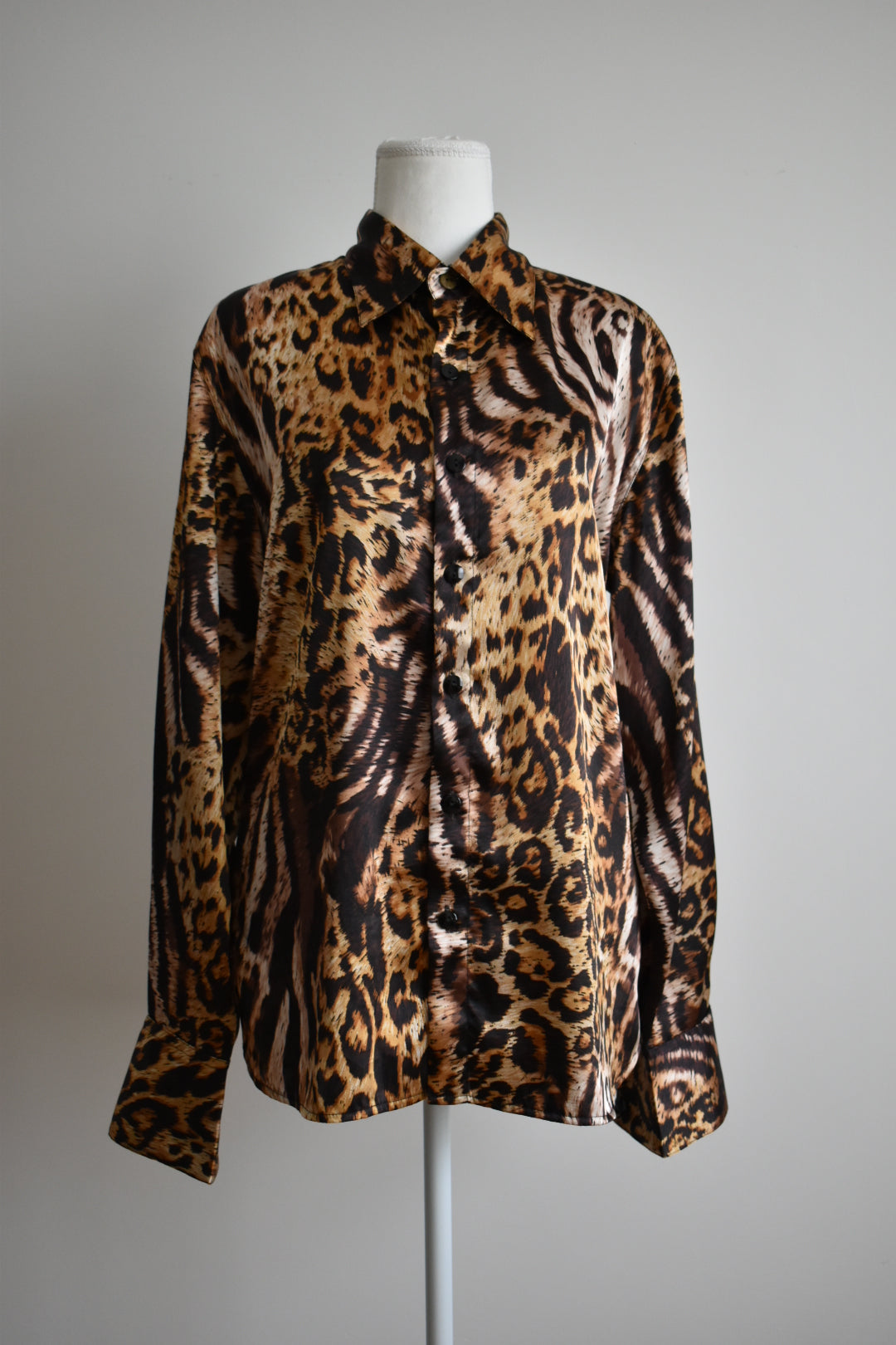 Vintage 1990s Mixed Animal Print Shirt